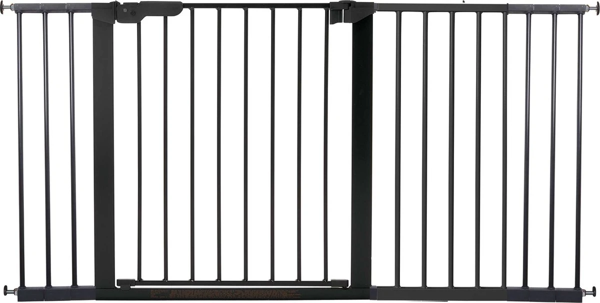 BabyDan Traphek Deurhek Klemhek Premier All In One Max. 151cm - ZWART Incl Wallcups - Metaal - 73cm Hoog - Traphek Zonder Boren - Klembevestiging – Veiligheidshek - Max. Secure Gate – Eenvoudig Te Installeren - 2 Kanten Openen 7 BabyDan Traphek Deurhek Klemhek Premier All In One Max. 151cm - ZWART Incl Wallcups - Metaal - 73cm Hoog - Traphek Zonder Boren - Klembevestiging – Veiligheidshek - Max. Secure Gate – Eenvoudig Te Installeren - 2 Kanten Openen - Afbeelding 7