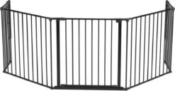 BabyDan Traphekje Haardbescherming Flex Xl 5 90 - 278 Cm Metaal Zwart -Pasgeborenen En Jonge Kinderen 1200x625 1