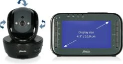 Alecto DVM200BK - Babyfoon Met Camera - Op Afstand Beweegbaar - Zwart 21 Alecto DVM200BK - Babyfoon Met Camera - Op Afstand Beweegbaar - Zwart -Pasgeborenen En Jonge Kinderen 1200x632