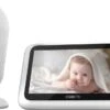 Orretti® V10 Babyfoon Met Camera - MEGA LCD Scherm - Nieuw Model - Terugspreekfunctie - Temperatuurbewaking - Slaapliedjes - Lange Afstand En Hoge Batterij Capaciteit - Wit