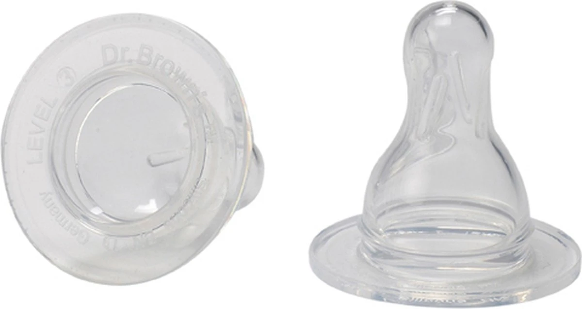 Dr. Brown's Fles Speen Standaard - Fase 3 - 2 Stuks 5 Dr. Brown's Fles Speen Standaard - Fase 3 - 2 Stuks - Afbeelding 5