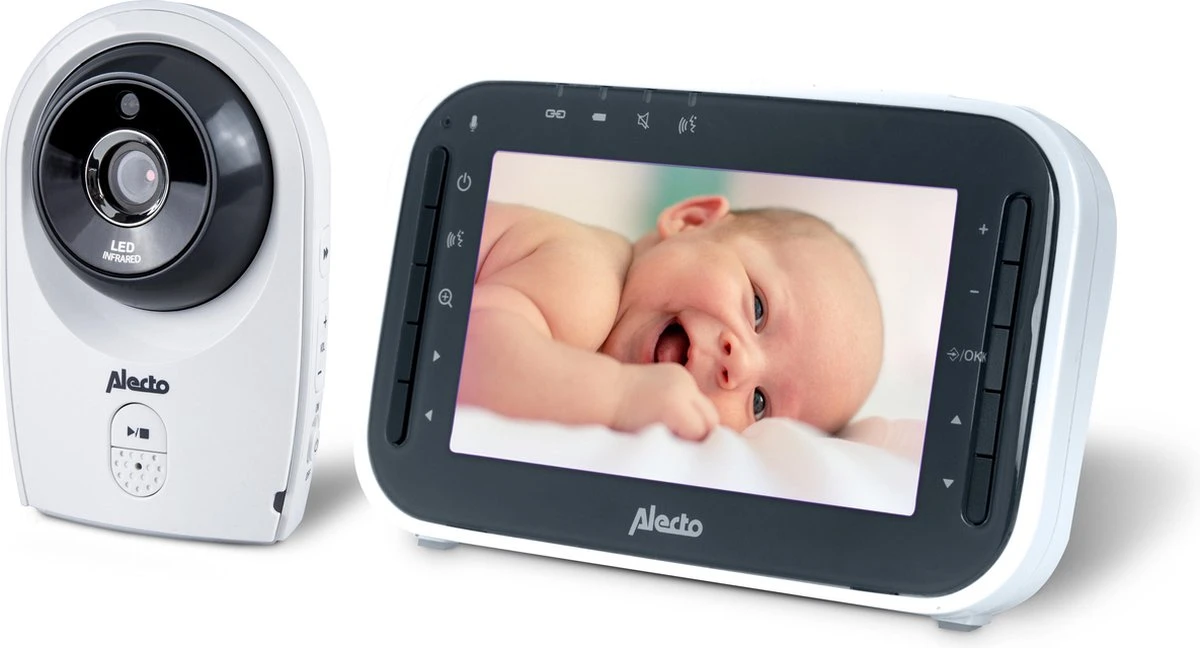 Alecto DVM-143 - Babyfoon Met Camera - Temperatuurweergave - Wit 1 Alecto DVM-143 - Babyfoon Met Camera - Temperatuurweergave - Wit