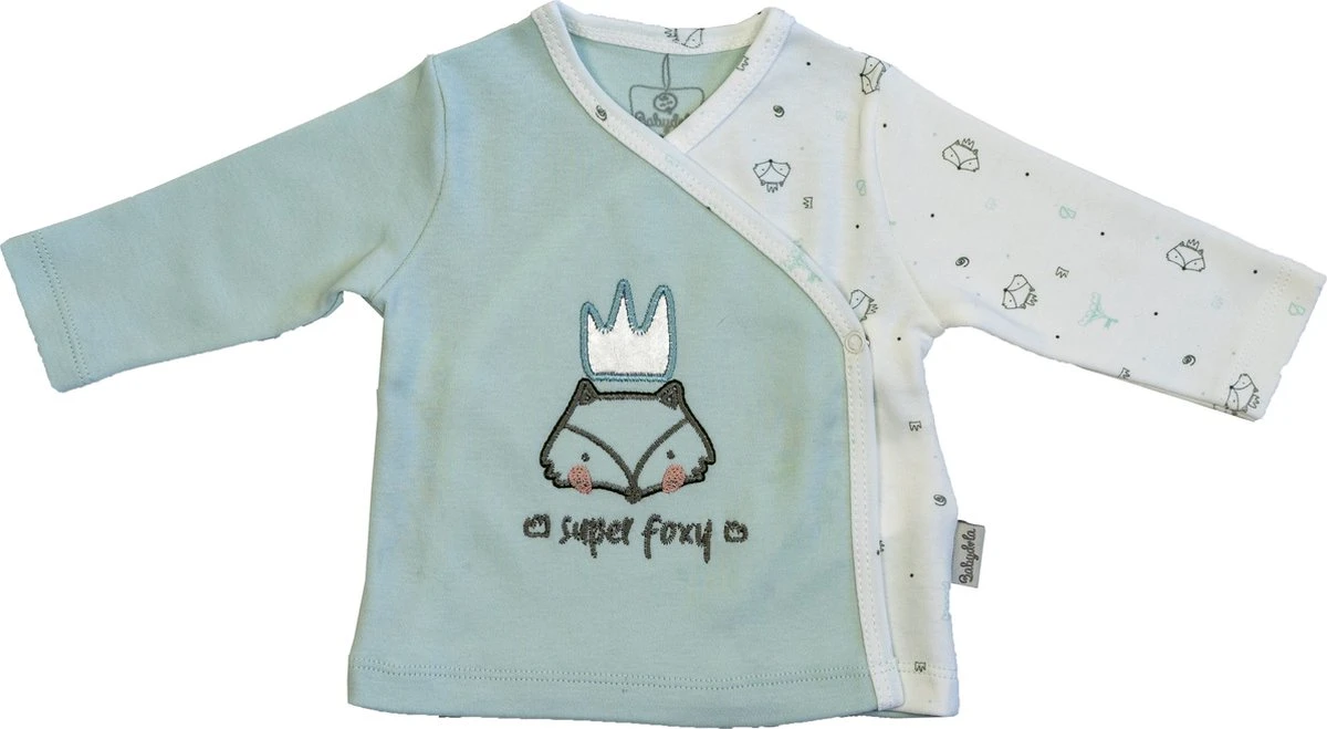 Merkloos 100% Katoen Fox Newborn Baby Kleding Set 6 Delig - Mint Groen - Geschkenkset - Pasgeboren Set - Organic 3 Merkloos 100% Katoen Fox Newborn Baby Kleding Set 6 Delig - Mint Groen - Geschkenkset - Pasgeboren Set - Organic - Afbeelding 3