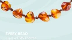 Amberos Barnsteen Babyarmband - Amber - Baby - Pijnstillende Werking Voor Doorkomende Tandjes - Babyarmbandje - Enkelbandje - Natuurlijke Baltische Barnsteen - Ambersteen - Kraamcadeau - Baby Cadeau - 13/14 Cm - Cognac -Pasgeborenen En Jonge Kinderen 1200x665