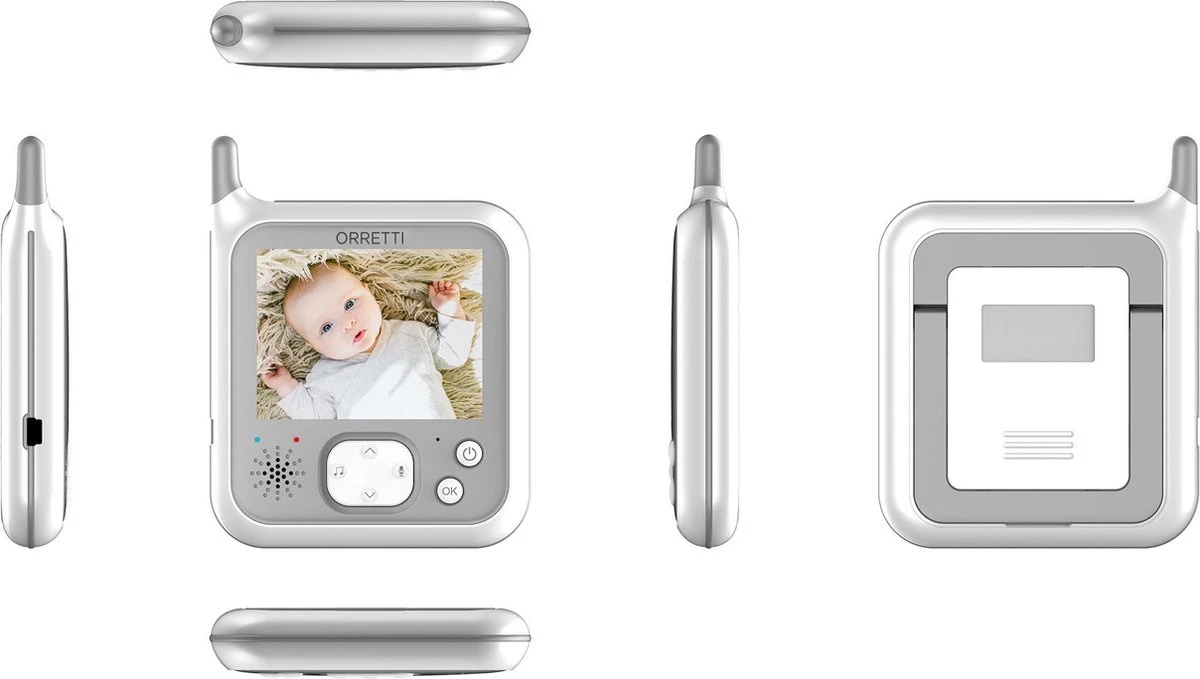Orretti® V9 Babyfoon Met Camera Met Nachtlampje - Krachtige Batterij - Beter Zendbereik - Groot LCD Scherm - Terugspreekfunctie - Temperatuurbewaking - Slaapliedjes - Lange Afstand En Hoge Batterij Capaciteit - Wit 7 Orretti® V9 Babyfoon Met Camera Met Nachtlampje - Krachtige Batterij - Beter Zendbereik - Groot LCD Scherm - Terugspreekfunctie - Temperatuurbewaking - Slaapliedjes - Lange Afstand En Hoge Batterij Capaciteit - Wit - Afbeelding 7