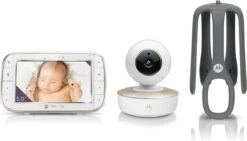 Motorola Nursery VM 855 Connect Baby Monitor - Met Motorola Nursery App - 5 Inch Ouderunit – Nachtvisie -Pasgeborenen En Jonge Kinderen 1200x685 1