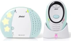 Alecto DBX-85MT - Full Eco DECT Babyfoon - Wit/Mintgroen -Pasgeborenen En Jonge Kinderen 1200x694