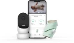 Owlet Monitor Duo 2 - NIEUW - Smart Sock En Cam 2 - Meest Complete Babymonitor Met Zuurstof- & Hartslagmeter - Mint