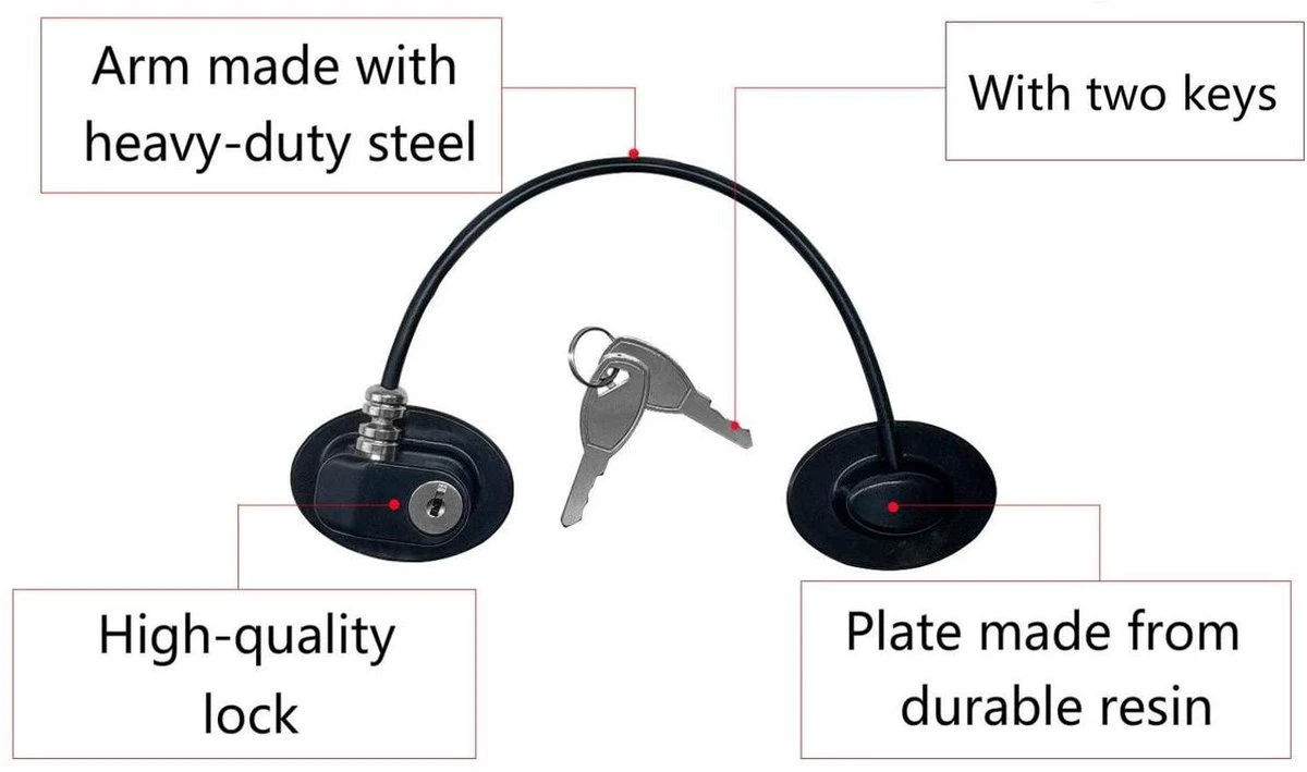 Merkloos M.W. Sloten-INCL 2x RESERVE 3M TAPE-Lade Slot-Kastenslot-Kinder Beveiliging-Deur Slot-Kinderslot Kastjes- Babyslot-Kinderslot 9 Merkloos M.W. Sloten-INCL 2x RESERVE 3M TAPE-Lade Slot-Kastenslot-Kinder Beveiliging-Deur Slot-Kinderslot Kastjes- Babyslot-Kinderslot - Afbeelding 9