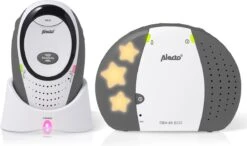 Alecto DBX-85 LIMITED - Full Eco DECT Babyfoon - Wit/Antraciet -Pasgeborenen En Jonge Kinderen 1200x710 1