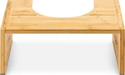 Navaris Bamboe Toiletkrukje Voor Volwassenen - WC Krukje Voor De Juiste Houding - Antislip-oppervlak - Bruin -Pasgeborenen En Jonge Kinderen 1200x722