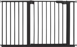 BabyDan Traphek Deurhek Klemhek Premier All In One Max. 151cm - ZWART Incl Wallcups - Metaal - 73cm Hoog - Traphek Zonder Boren - Klembevestiging – Veiligheidshek - Max. Secure Gate – Eenvoudig Te Installeren - 2 Kanten Openen 12 BabyDan Traphek Deurhek Klemhek Premier All In One Max. 151cm - ZWART Incl Wallcups - Metaal - 73cm Hoog - Traphek Zonder Boren - Klembevestiging – Veiligheidshek - Max. Secure Gate – Eenvoudig Te Installeren - 2 Kanten Openen -Pasgeborenen En Jonge Kinderen 1200x731 3