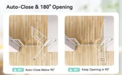 Merkloos Traphekje - Traphek Zonder Boren - 75-103cm Veiligheidshek Met Kattendeur - Veiligheidshekje -Hondenhek - Voor Baby's, Kinderen, Hond En Katten - Wit 9 Merkloos Traphekje - Traphek Zonder Boren - 75-103cm Veiligheidshek Met Kattendeur - Veiligheidshekje -Hondenhek - Voor Baby's, Kinderen, Hond En Katten - Wit -Pasgeborenen En Jonge Kinderen 1200x742 4