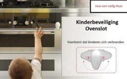 Kinderbeveiliging - Wit - Ovenbeveiliging - Deurbeveiliging - Oven Slot - Baby Proof - Ovenstopper - Babybeveiliging - Oven - Baby - Veiligheid - Zonder Te Boren - Veiligheidsslot - Kinderslot - Ovenslot -Pasgeborenen En Jonge Kinderen 1200x746 4