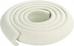 Merkloos Stootrand Schuim - Bescherming Tegen Scherpe Hoeken - Kinderen En Baby's - Gebroken Wit