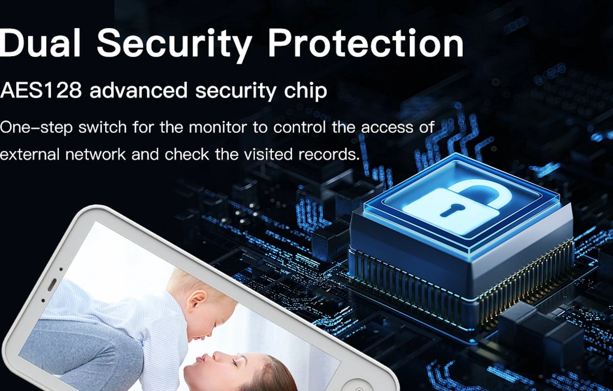 Arenti AINanny - Baby Monitor - Babyfoon Met 5 Inch Scherm - Ultra HD 2K Resolutie - Slaapliedjes - Alexa & Google - Inclusief 32 GB Sd Kaart - Temperatuur - Vochtigheid 13 Arenti AINanny - Baby Monitor - Babyfoon Met 5 Inch Scherm - Ultra HD 2K Resolutie - Slaapliedjes - Alexa & Google - Inclusief 32 GB Sd Kaart - Temperatuur - Vochtigheid - Afbeelding 13