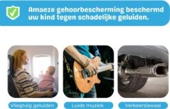 Amaeze Gehoorbescherming Kinderen – Gehoorbescherming Baby - Oorkappen Voor Baby En Peuter –Iinclusief Drie Kleuren Verstelbare Banden -Pasgeborenen En Jonge Kinderen 1200x770 2