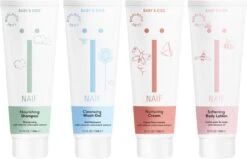 Naïf Miniset - Cadeauverpakking - 4 X 15ml - Met Natuurlijke Ingrediënten -Pasgeborenen En Jonge Kinderen 1200x772 1