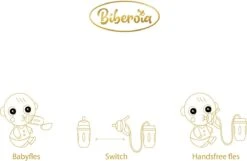 Biberoia® Handsfree – Babyfles – Switch De Fles – Anti Colic Baby Fles – Anti Reflux – Speen – Baby – Fles – Babyshower - Kraamcadeau – 250ML - Peach -Pasgeborenen En Jonge Kinderen 1200x781