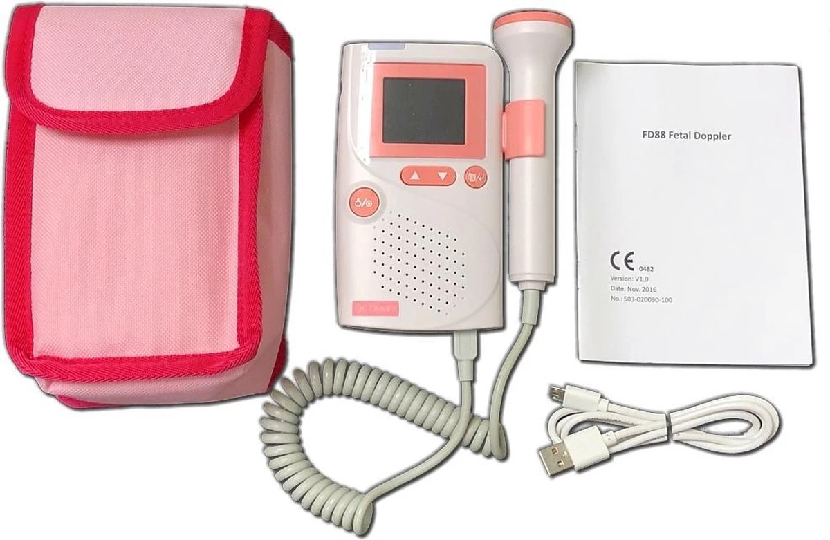 Luxe Doppler Digitaal 2-in-1 Met LCD Kleurenscherm - Hartslag Met Grafiek Weergave - Gratis Grote Tube Gel 5 Luxe Doppler Digitaal 2-in-1 Met LCD Kleurenscherm - Hartslag Met Grafiek Weergave - Gratis Grote Tube Gel - Afbeelding 5