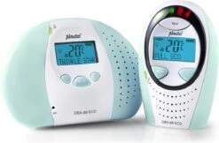 Alecto DBX-88MT - Full Eco DECT Babyfoon Met Display - Mintgroen