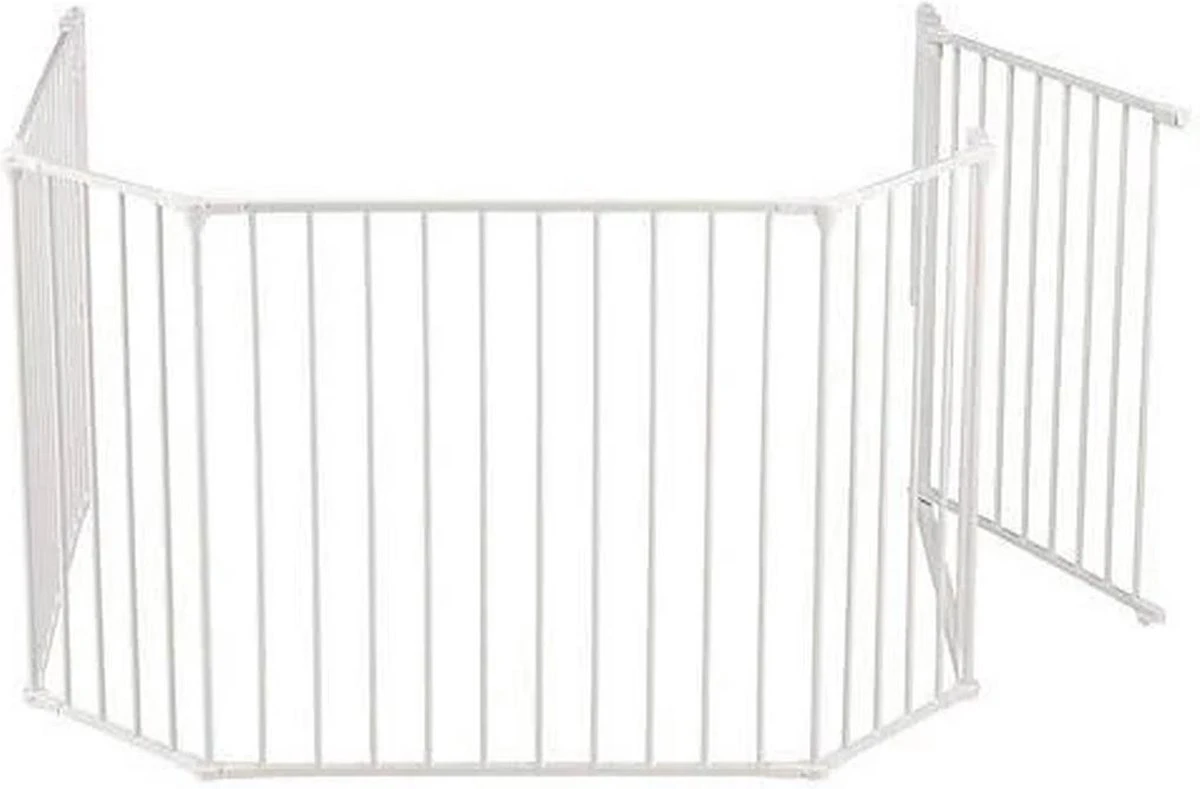 BabyDan Traphekje Haardbescherming Flex Xl 90 - 278 Cm Metaal Wit 5 BabyDan Traphekje Haardbescherming Flex Xl 90 - 278 Cm Metaal Wit - Afbeelding 5