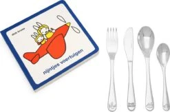 Zilverstad - Kindercouvert 4-delig + Boekje Nijntje Voertuigen RVS 18/10 -Pasgeborenen En Jonge Kinderen 1200x790 6