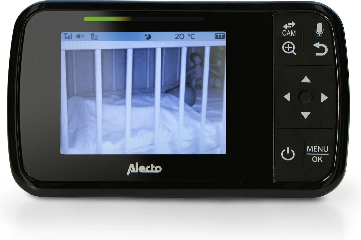 Alecto DVM135BK - Babyfoon Met Camera - Temperatuurweergave - Zwart 5 Alecto DVM135BK - Babyfoon Met Camera - Temperatuurweergave - Zwart - Afbeelding 5