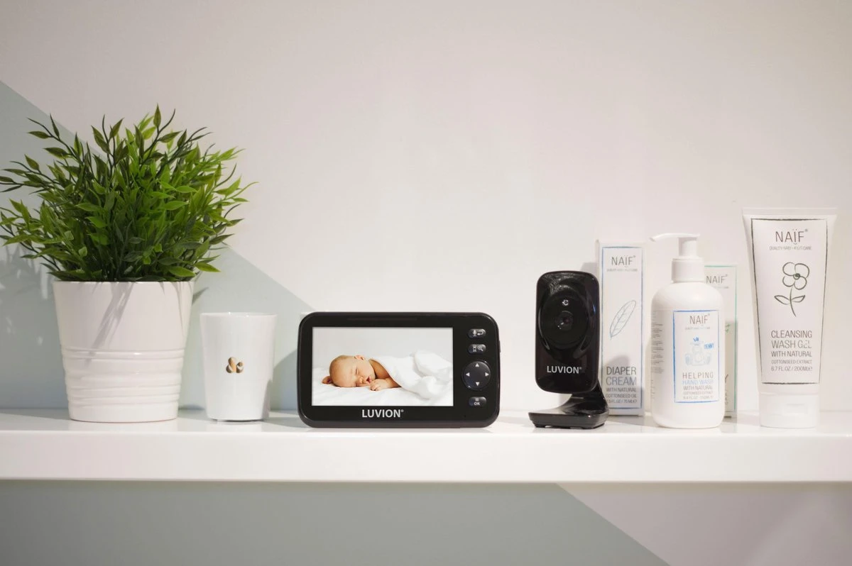 Luvion Icon Deluxe Black - Babyfoon Met Camera - Premium Baby Monitor 6 Luvion Icon Deluxe Black - Babyfoon Met Camera - Premium Baby Monitor - Afbeelding 6