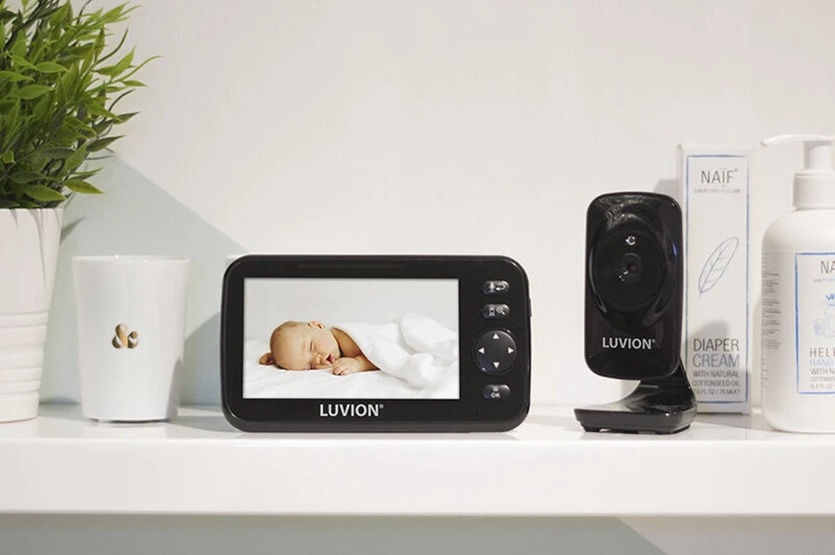Luvion Icon Deluxe Black - Babyfoon Met Camera - Premium Baby Monitor 7 Luvion Icon Deluxe Black - Babyfoon Met Camera - Premium Baby Monitor - Afbeelding 7