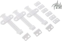 Dream Baby Veiligheidshaakjes Keukenkastjes - Kinderbeveiliging Voor Kasten - Kastslot - Kast Beveiliging Baby - Eenvoudig Te Monteren - 3 Stuks - Wit