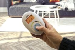 Alecto DBX-112 - Full Eco DECT Babyfoon Met Display - Wit/Blauw -Pasgeborenen En Jonge Kinderen 1200x800 189