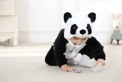 Budino Baby Romper Pyjama Onesie Pandabeer Dier - Wit Zwart - Maat 100 -Pasgeborenen En Jonge Kinderen 1200x800 309
