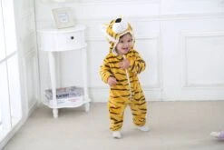 Budino Baby Romper Pyjama Onesie Tijger - Bruin - Maat 90 -Pasgeborenen En Jonge Kinderen 1200x800 313