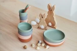 Jollein Kinderserviesset Siliconen 4-delig - Ash Green -Pasgeborenen En Jonge Kinderen 1200x800 341