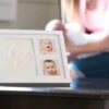 Merkloos Baby Fotolijst Klei Afdruk - Kraamcadeau Meisje / Kraamcadeau Jongen - Kleiafdruk Hand / Voet