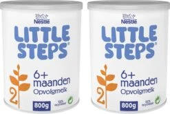 Little Steps Standaard 2 Flesvoeding - Vanaf 6 Maanden - 2 X 800 Gram