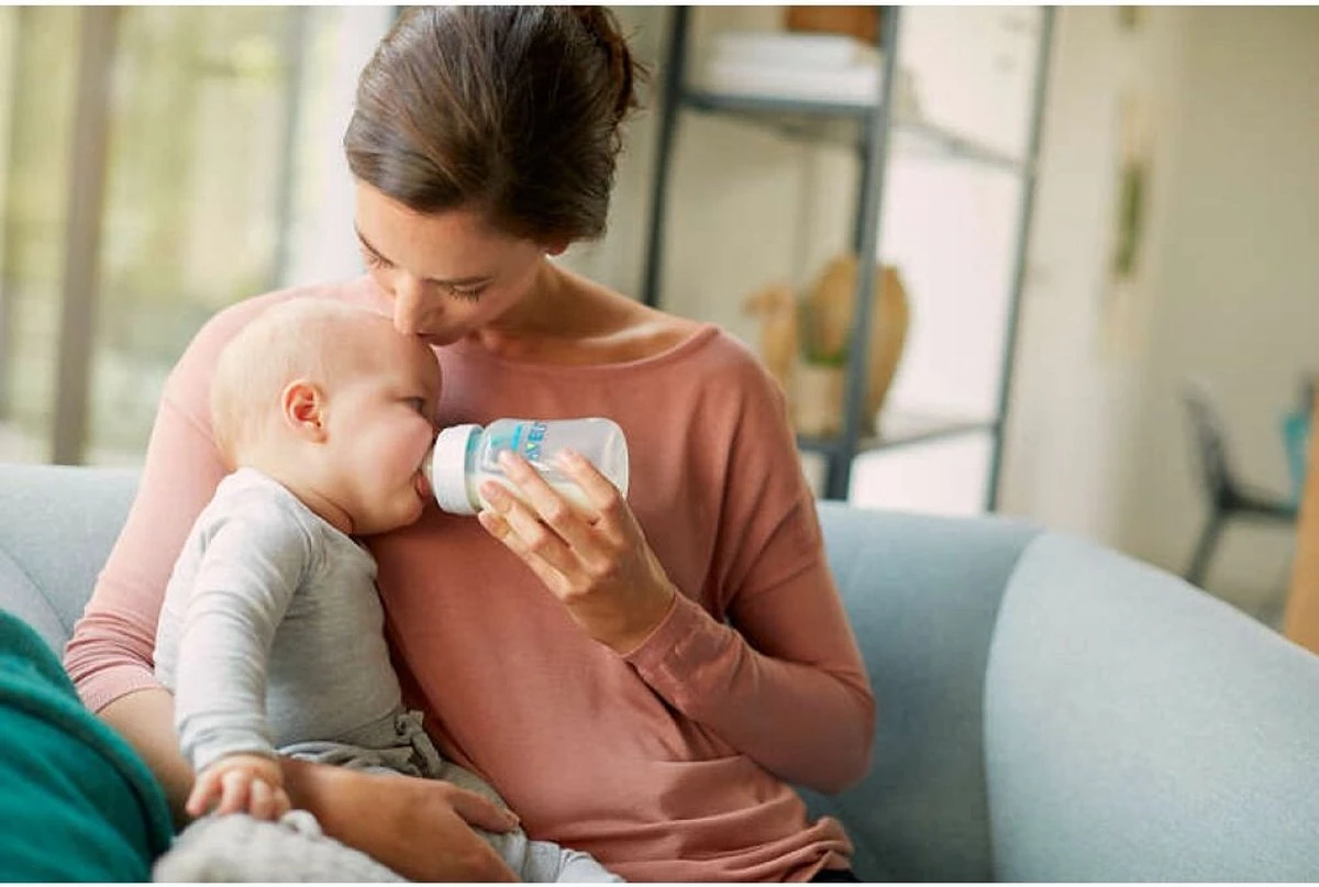 Philips Avent SCD809/01 Anti-Colic Combi Babyfles (125ml) + (260ml) Met AirFree Ventiel 13 Philips Avent SCD809/01 Anti-Colic Combi Babyfles (125ml) + (260ml) Met AirFree Ventiel - Afbeelding 13