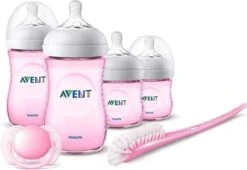 PHILIPS AVENT Philips SCD301/03 - Natural Starterset Voor Pasgeborenen - Roze