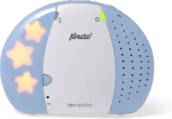 Alecto DBX-85 ECO - Full Eco DECT Babyfoon - Wit/Blauw -Pasgeborenen En Jonge Kinderen 1200x832 1