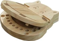 Houten Tandendoosje - My First Teeth | Nijlpaard | Ecologisch & Duurzaam - Voor Melktanden - Melktandendoosje - Eerste Tandjes - Kraamcadeau - Cadeautje Baby -Pasgeborenen En Jonge Kinderen 1200x845