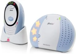 Alecto DBX-85 ECO - Full Eco DECT Babyfoon - Wit/Blauw -Pasgeborenen En Jonge Kinderen 1200x853 1