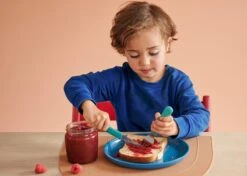 Mepal Mio – Kinderbestekset 3 –delig – Bestaat Uit Een Mes, Vork En Lepel– Deep Pink - Ideaal Voor Peuters En Kleuters – Kinderbestek -Pasgeborenen En Jonge Kinderen 1200x853 3