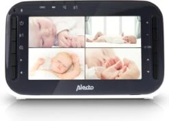Alecto DVM-200 - Babyfoon Met Camera - Op Afstand Beweegbaar - Wit -Pasgeborenen En Jonge Kinderen 1200x861