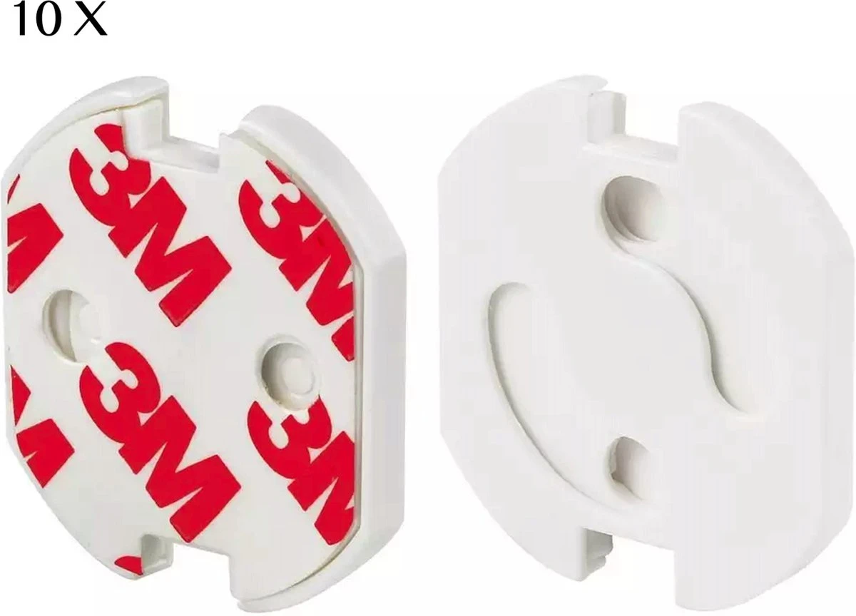Merkloos 10x Stopcontact Beveiliging – Bescherming Stopcontact – Veiligheid Voor De Baby – Zelfklevend – EU Stopcontact - Wit 1 Merkloos 10x Stopcontact Beveiliging – Bescherming Stopcontact – Veiligheid Voor De Baby – Zelfklevend – EU Stopcontact - Wit