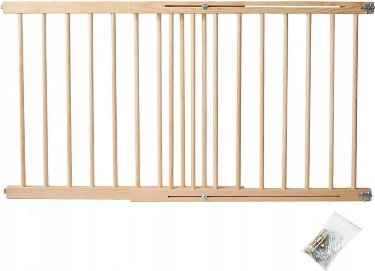 Merkloos Traphekje - Veiligheidshekje - Hout - 72cm - 122cm 1 Merkloos Traphekje - Veiligheidshekje - Hout - 72cm - 122cm