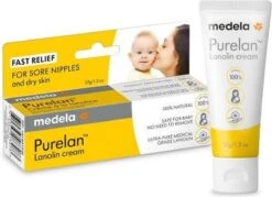Medela Purelan Tepelzalf Lanoline Tepelcreme Snelle Verlichting Bij Pijnlijke Tepels - Tube 37gr -Pasgeborenen En Jonge Kinderen 1200x868 1