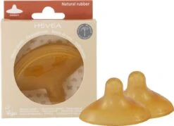 HEVEA 2-Pack Nipple Shield Medium | Tepelhoedje | Borstvoeding | Natural Rubber -Pasgeborenen En Jonge Kinderen 1200x869