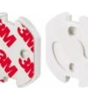 Merkloos 15x Stopcontact Beveiliging – Bescherming Stopcontact – Veiligheid Voor De Baby – Zelfklevend – EU Stopcontact - Wit
