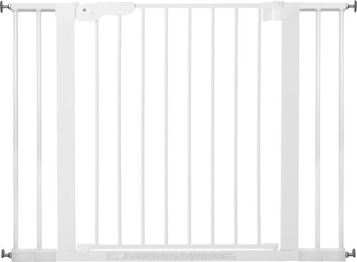 BabyDan - Premier- PLUS - Wit - Klemhek Met 4 Spijlen H 72cm Br 99 Tot106 3cm Zonder Boren 1 BabyDan - Premier- PLUS - Wit - Klemhek Met 4 Spijlen H 72cm Br 99 Tot106 3cm Zonder Boren